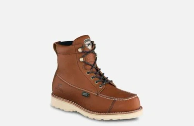 Pre-owned Red Wing Shoes Red Wing, Wingshooter Men's 7-inch Waterproof Leather Boot Amber In Orange