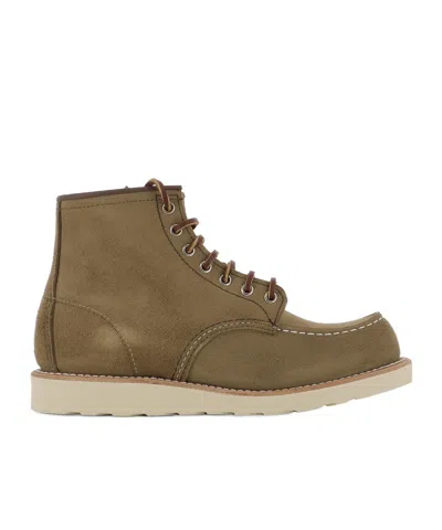 Red Wing Shoes Round-headed Short Boots In Green