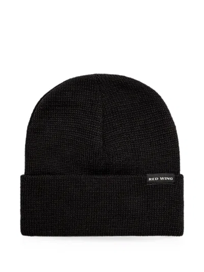 Red Wing Shoes Shaniko Beanie Hat In Black