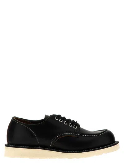 RED WING SHOES SHOP MOC OXFORD LACE UP SHOES BLACK
