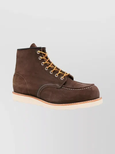 RED WING SHOES STYLISH ANKLE LENGTH FLAT SOLE BOOTS