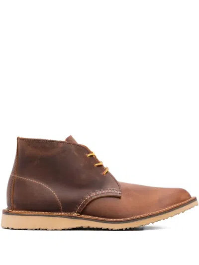 Red Wing Shoes Weekender Chukka "copper Rough & Toughb- Brown" Boots