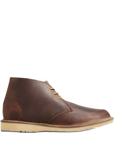 Red Wing Shoes Weekender Chukka Leather Boots In Brown