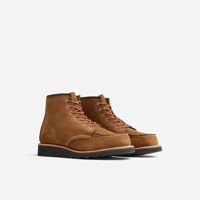 Red Wing Shoes Women's Classic 6" Moc Lace Up Boots In Clove Acampo In Brown