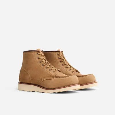 Red Wing Shoes Women's Classic 6" Moc Lace Up Boots In Hawthorne In Brown