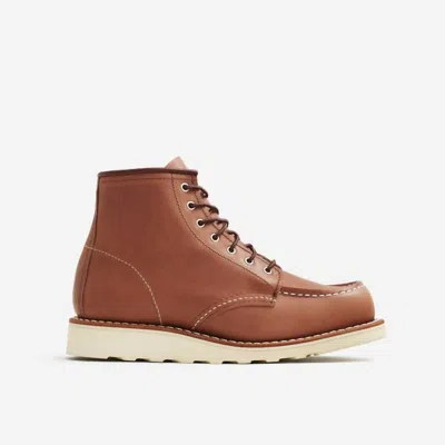 Red Wing Shoes Classic Moc Ankle Boots In Brown