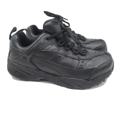 Red Wing Shoes Women's Safety Athletic Aluminum Toe Leather Shoes In Black