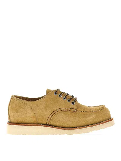 Red Wing Shoes Shop Moc Oxford Lace Up Shoes In Beige