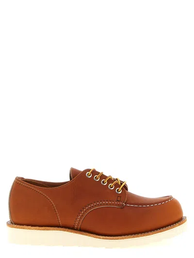 Red Wing Shop Moc Oxford - Heritage #8092 Lace Up Shoes In Brown