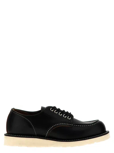 Red Wing Shop Moc Oxford Lace Up Shoes In Black