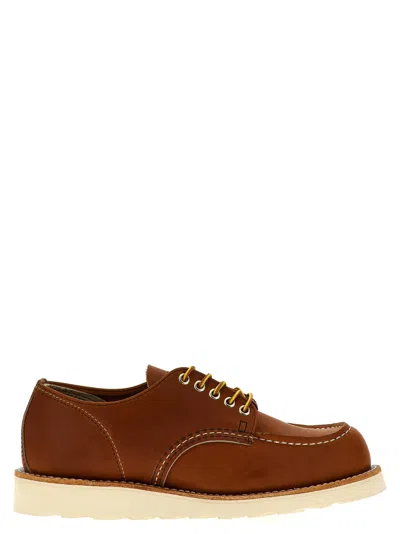 Red Wing Shop Moc Oxford Lace Up Shoes In Brown