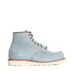 Red Wing Soft Suede Moc Toe Abiliene Boots In Gray