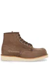 Red Wing Stivale Stringato Classic Moc In Brown