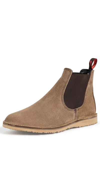 Red Wing Weekender Chelsea Boots Sandstone Mojave