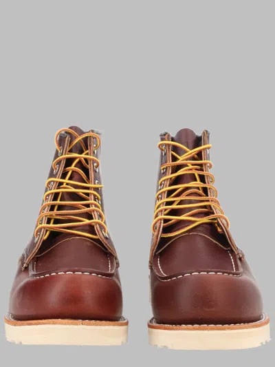 Red Wing -style Briar Oil Slick Work Boots In Brown