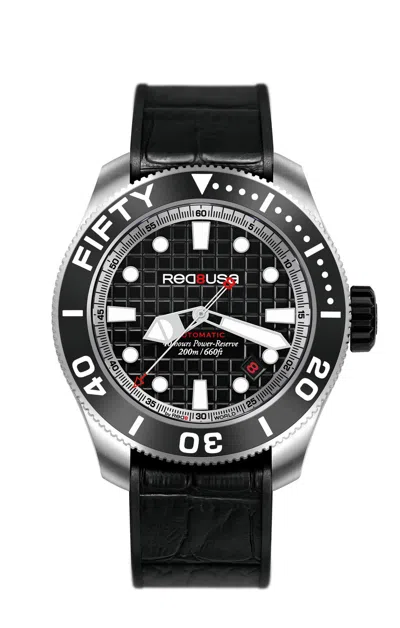 Pre-owned Red8usa Fifty Men's 42 Mm Automatic Watch