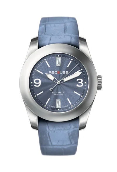 Pre-owned Red8usa Scandal Women's Automatic Watch 39 Mm Blue & Black Straps Us240