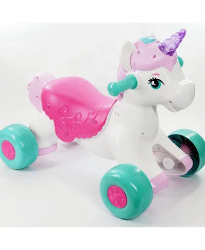 Redbox Kiddieland Light N Sounds Magical Ride-on Unicorn In Multi