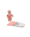 Redbox My Dream Baby 13" Bunting Toy Baby Doll In Multi