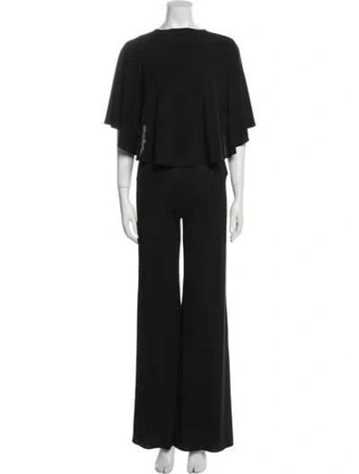 Pre-owned Redemption Bateau Neckline Jumpsuit In Blue