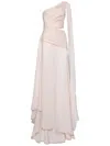 Redemption One-shoulder Draped Gown