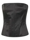 Redemption Sleevesless Corset Top Clothing In Black