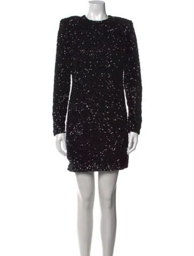 Pre-owned Redemption Patterned Mini Dress In Black/metallic