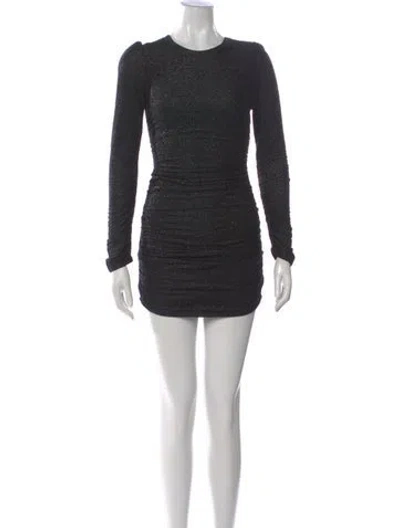 Pre-owned Redemption Printed Mini Dress In Gray