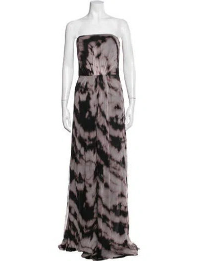 Pre-owned Redemption Silk Long Dress In Multicolor