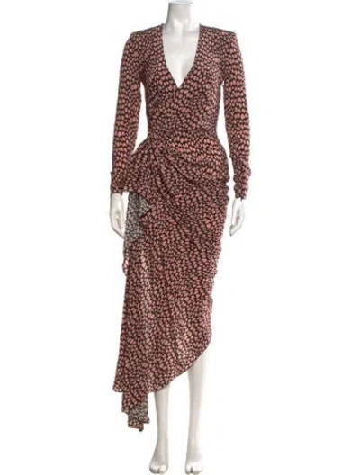 Pre-owned Redemption Silk Midi Length Dress In Pink