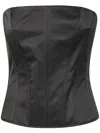 Redemption Sleevesless Corset Top Clothing In Black