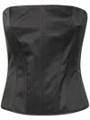 Redemption Sleevesless Corset Top Clothing In Black