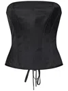 Redemption Strapless Satin Finish Corset Top