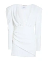 Redemption Woman Mini Dress White Size 6 Polyester, Elastane In White