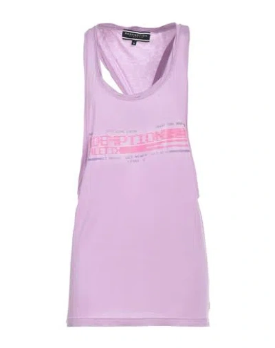 Redemption Woman Tank Top Lilac Size L Viscose In Purple