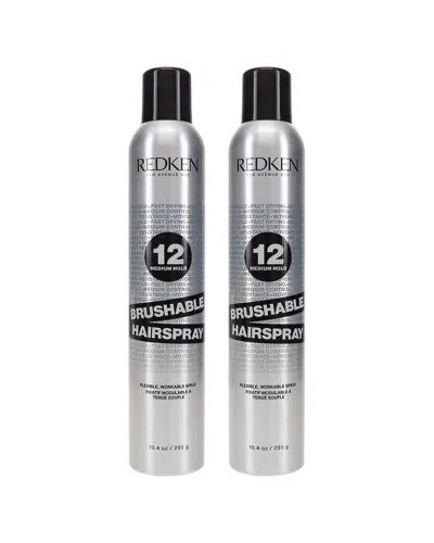 Redken 20.8oz Brushable Hairspray 2 Pack