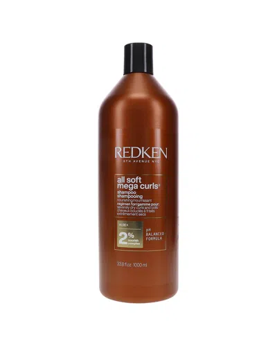 Redken 33.8oz All Soft Mega Curls Shampoo In Transparent