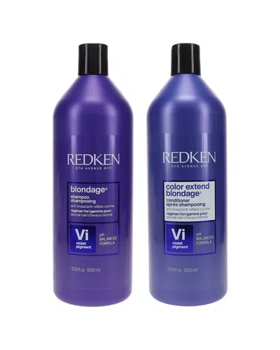Redken 67.6oz Blondage Shampoo & Conditioner Combo Pack In Transparent