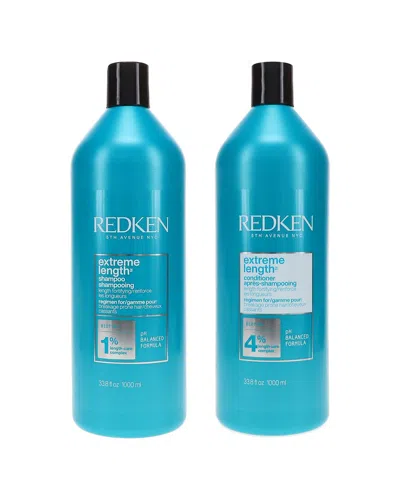 Redken 67.6oz Extreme Length Shampoo & Conditioner Combo Pack In Transparent