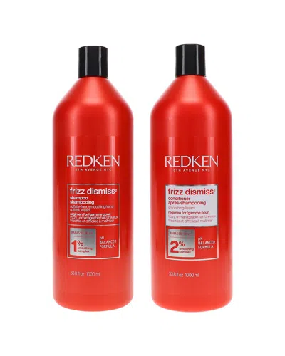 Redken 67.6oz Frizz Dismiss Shampoo & Conditioner Combo Pack In Transparent