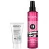 Redken Acidic Bonding Concentrate Conditioner And Thermal Spray Heat Protection Bundle For Healthy Looking 