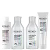 Redken Acidic Bonding Concentrate Pre-treatment 190ml, Shampoo And Conditioner 300ml, And Leave-in Treatmen