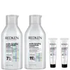Redken Acidic Bonding Concentrate Shampoo And Conditioner 500ml With Leave-in Treatment 2 X 30ml, Bond Repa