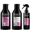 Redken Acidic Color Gloss Sulphate-free Shampoo And Conditioner 500ml And Heat Protection Leave-in Treatmen