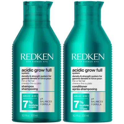 Redken Acidic Grow Full System Densyfying Shampoo 300ml &  Acidic Grow Full System Densifying Conditi