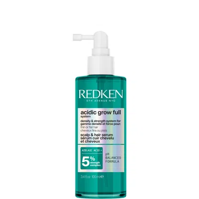 Redken Acidic Grow Full System Hair Serum For Thin Hair, Strengthens & Thickens