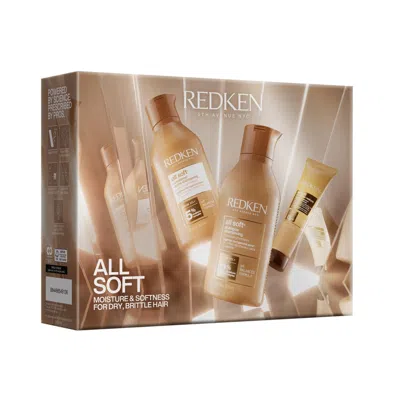 Redken All Soft Holiday Gift Set For Dry, Brittle Hair