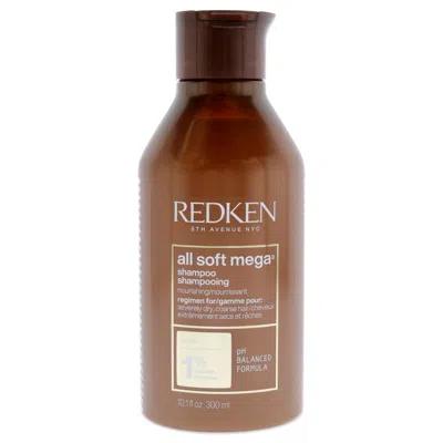 Redken All Soft Mega Shampoo By  For Unisex - 10.1 oz Shampoo In Brown