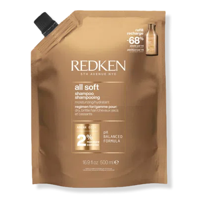 Redken All Soft Shampoo - 16.9 oz (refill)