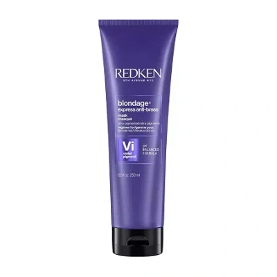 Redken Blondage Violet Hair Mask 8.5 Oz. In Transparent